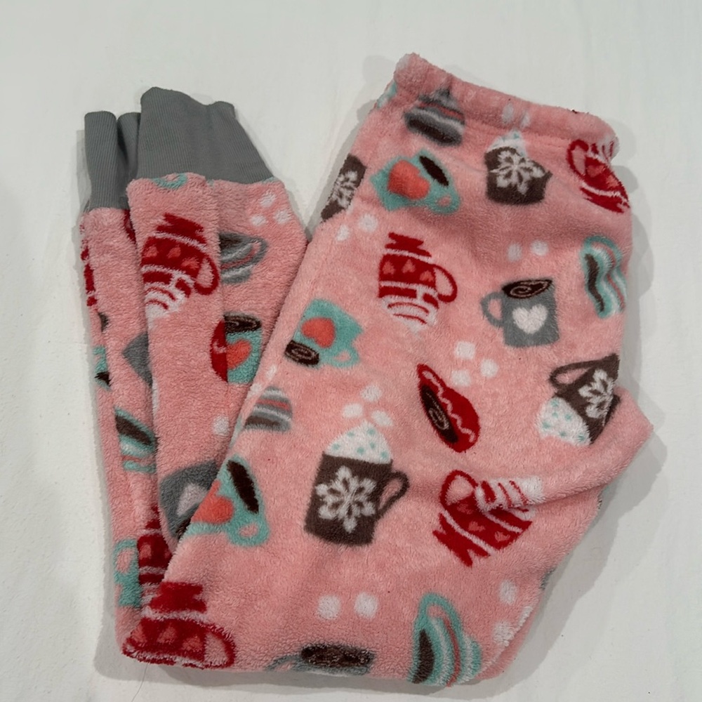PJ Couture fuzzy coffee pants
